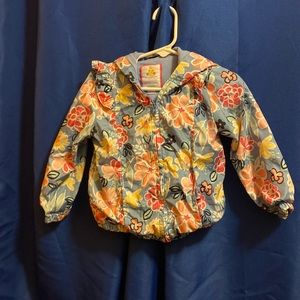 Toddler Spring Zip up Rain Jacket /Windbreaker